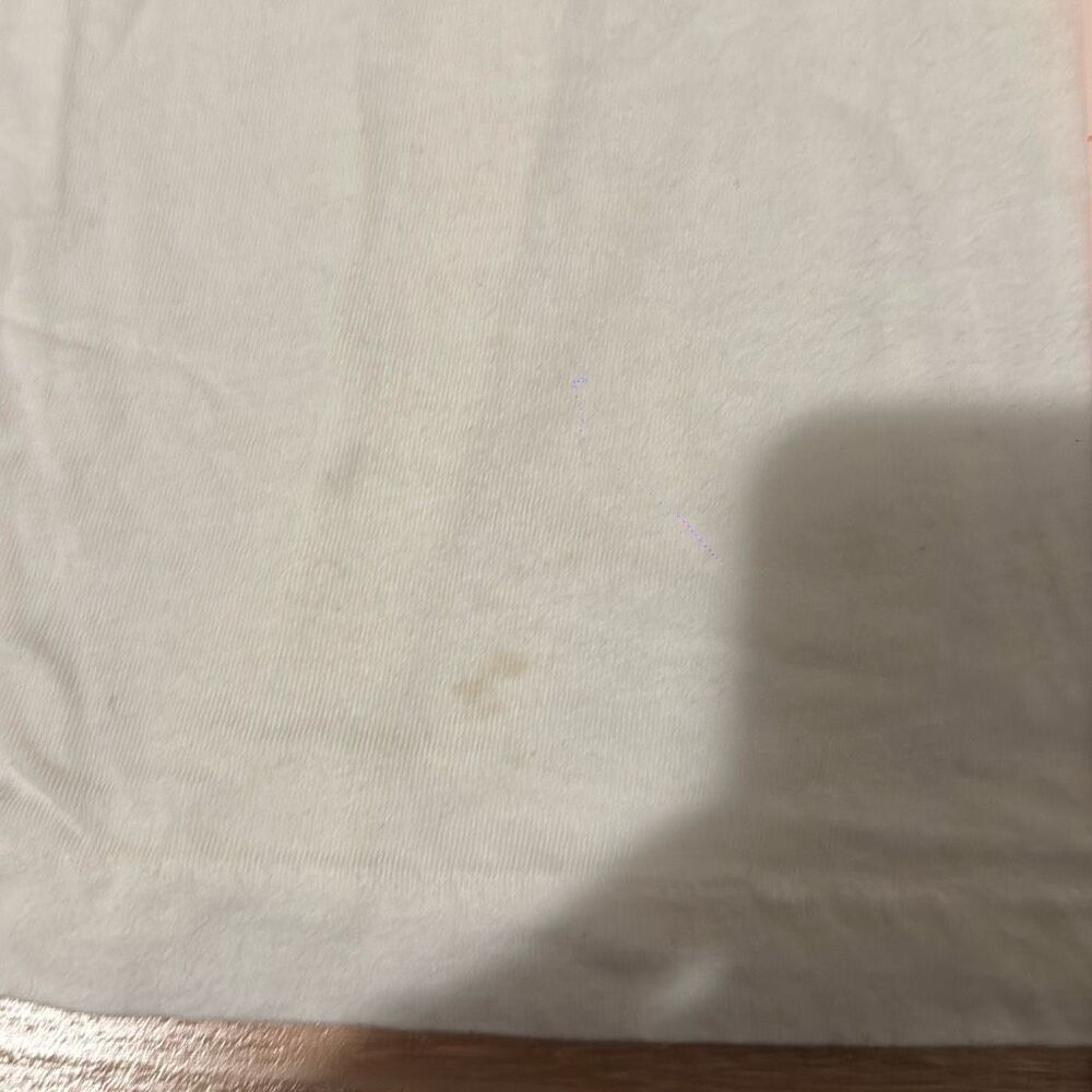Vintage Ralph Lauren Sport White 100% Cotton T-Shirt Size‎ Medium with teal/blue - Picture 6 of 7